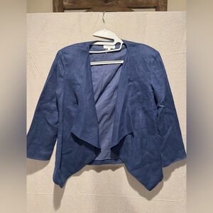Barneys New York Navy linen Blazer